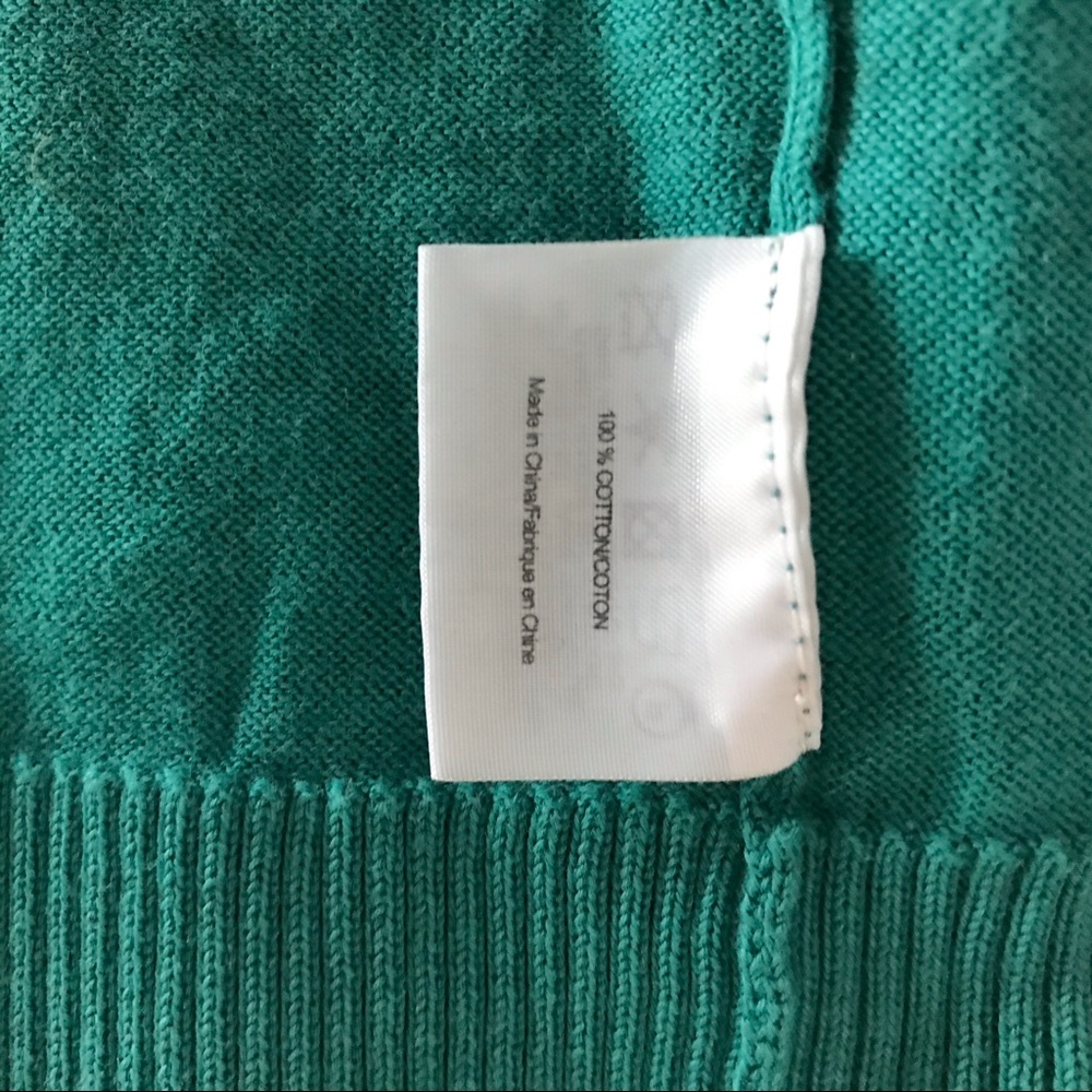 Tory Burch turquoise colored cardigan - Picture 6 of 7